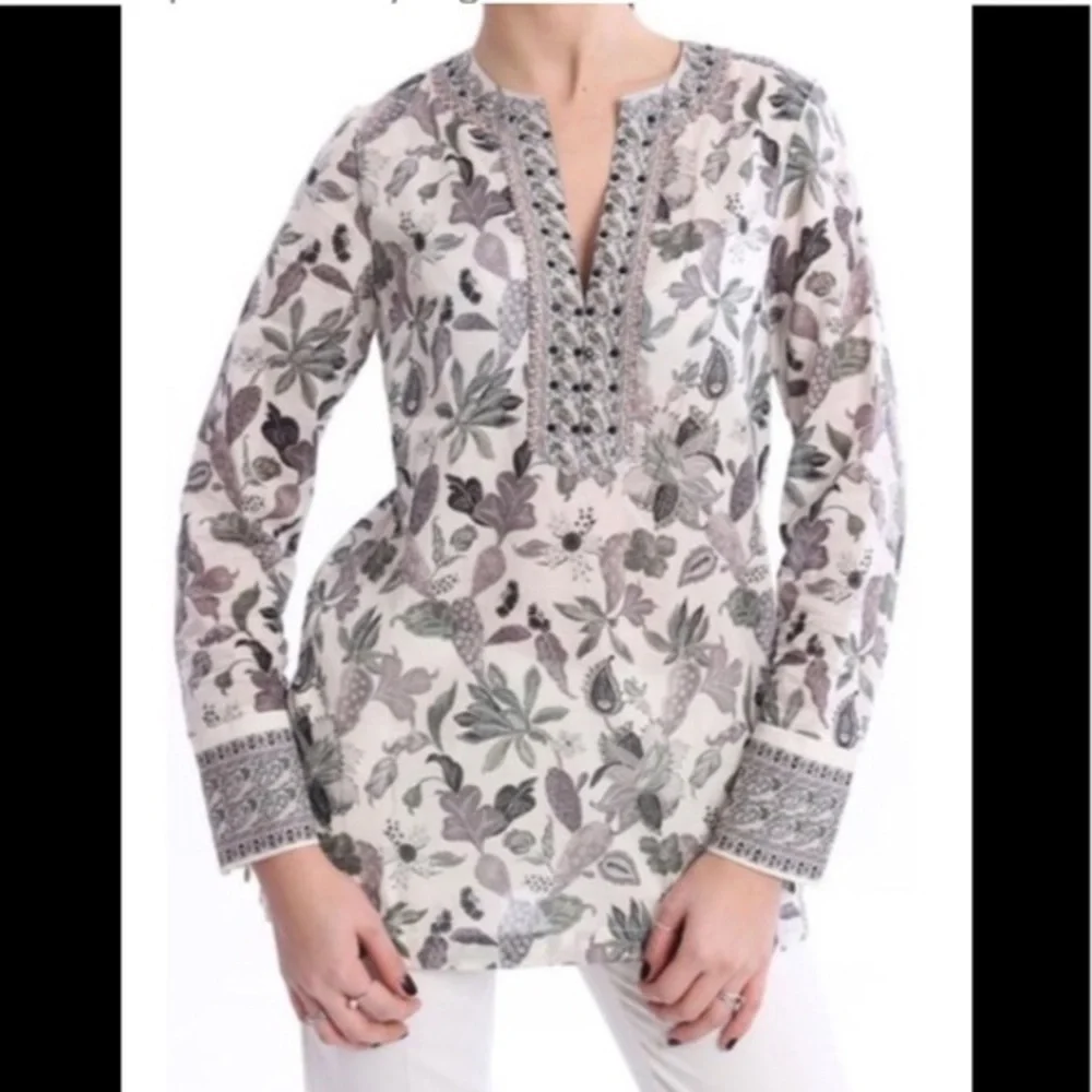Tory Burch color polished cotton